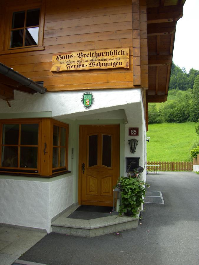 Ferienwohnung Haus Breithornblick Maria Alm am Steinernen Meer Exterior foto